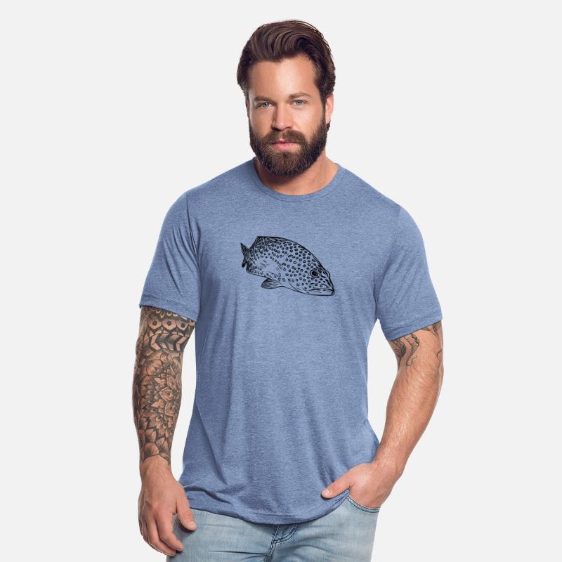 Elegant Vintage Spotted Grouper