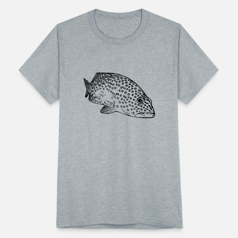 Elegant Vintage Spotted Grouper
