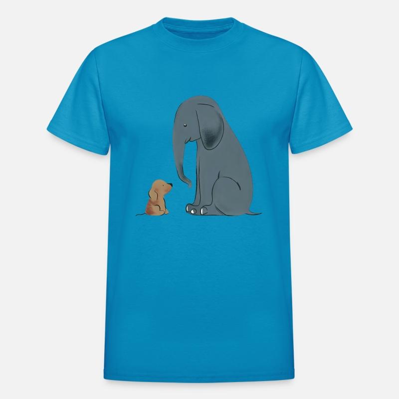 Elephant and dog best friend