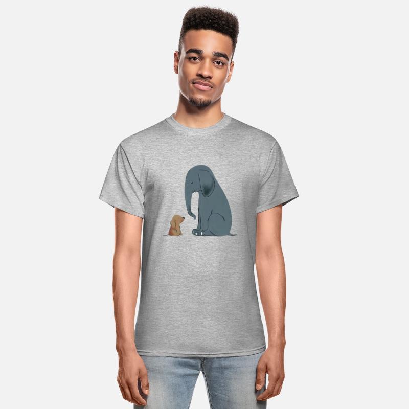 Elephant and dog best friend