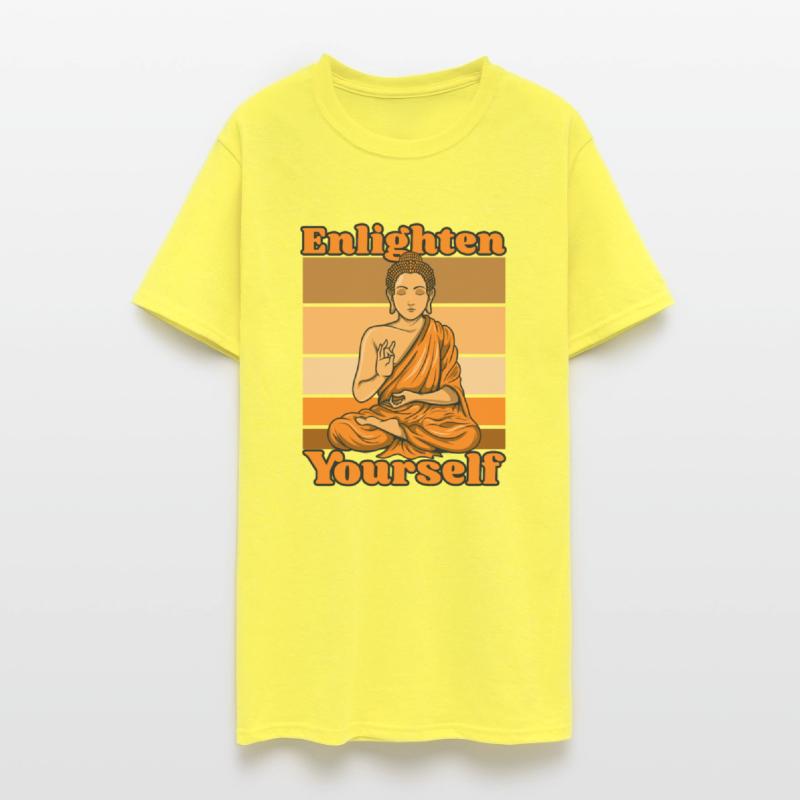 Enlighten Yourself Buddhist Statue Symbol Priest