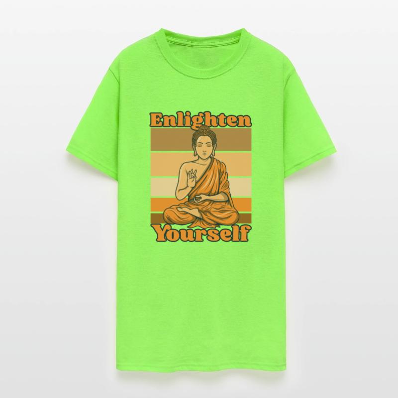 Enlighten Yourself Buddhist Statue Symbol Priest