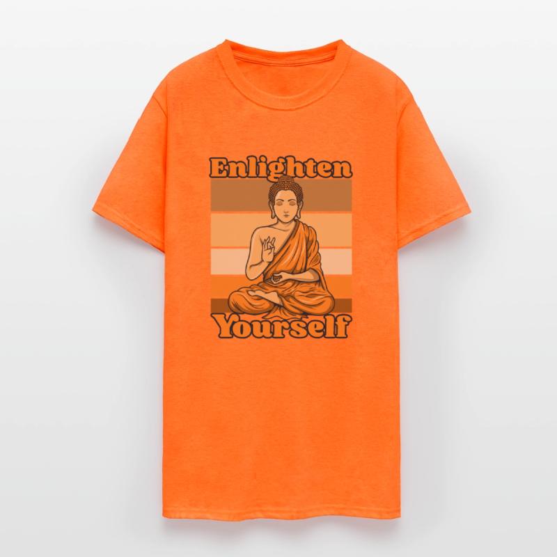 Enlighten Yourself Buddhist Statue Symbol Priest