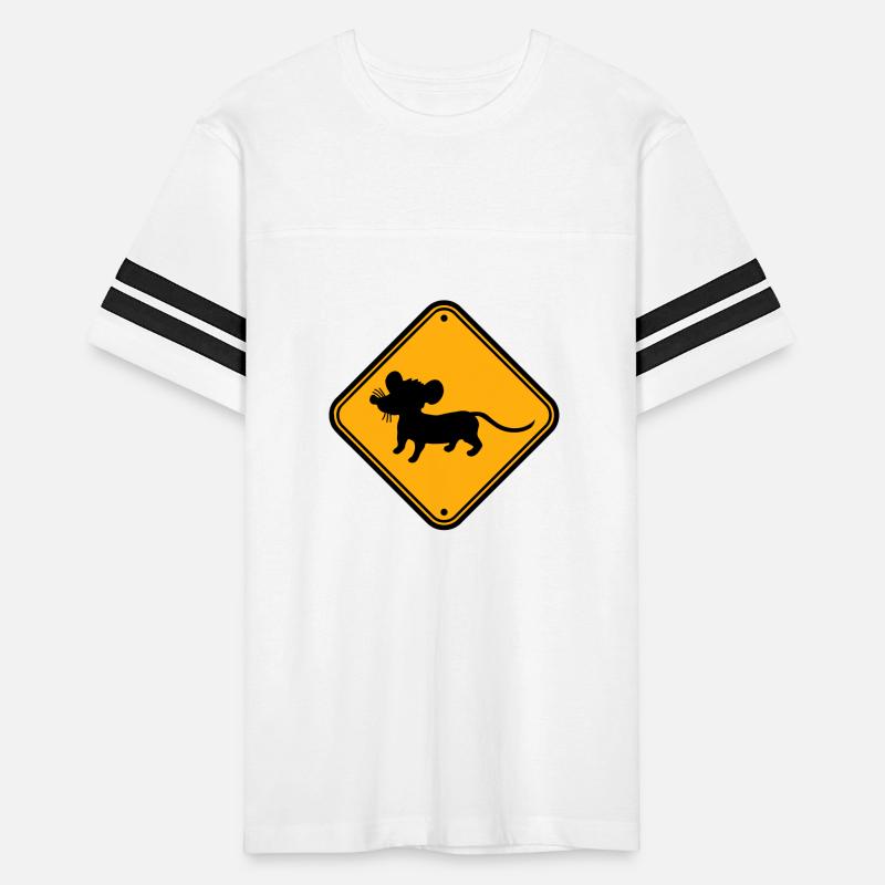 Evil Mouse Sign Warning Caution Danger Zone Area