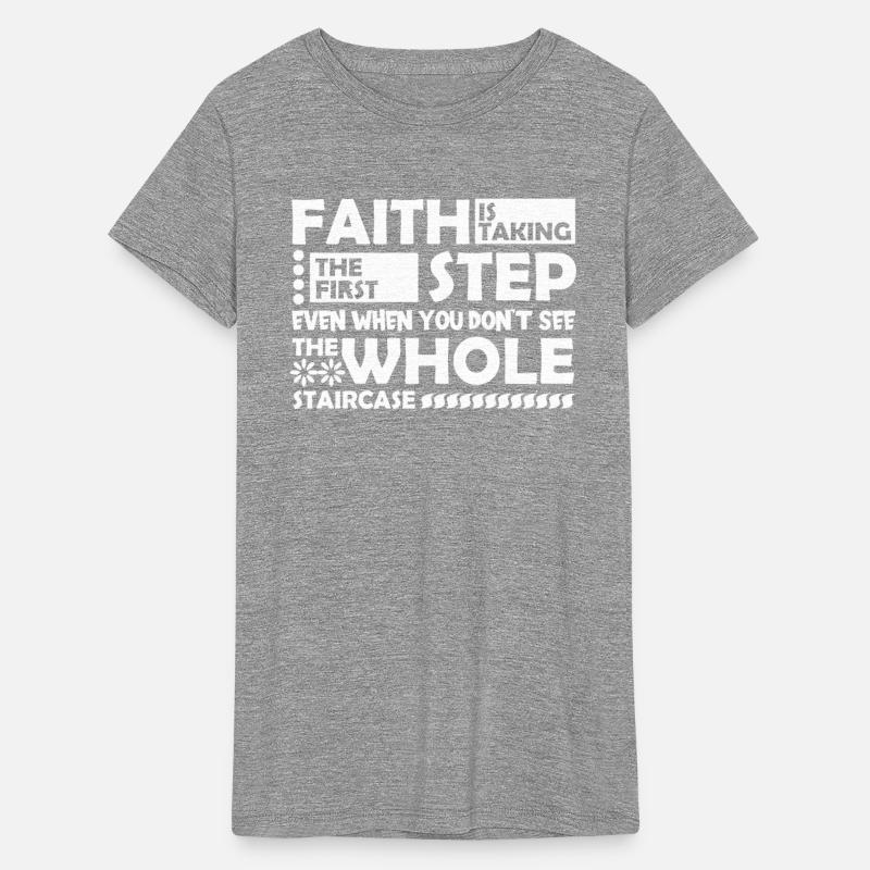 Faith Is Taking The First Step