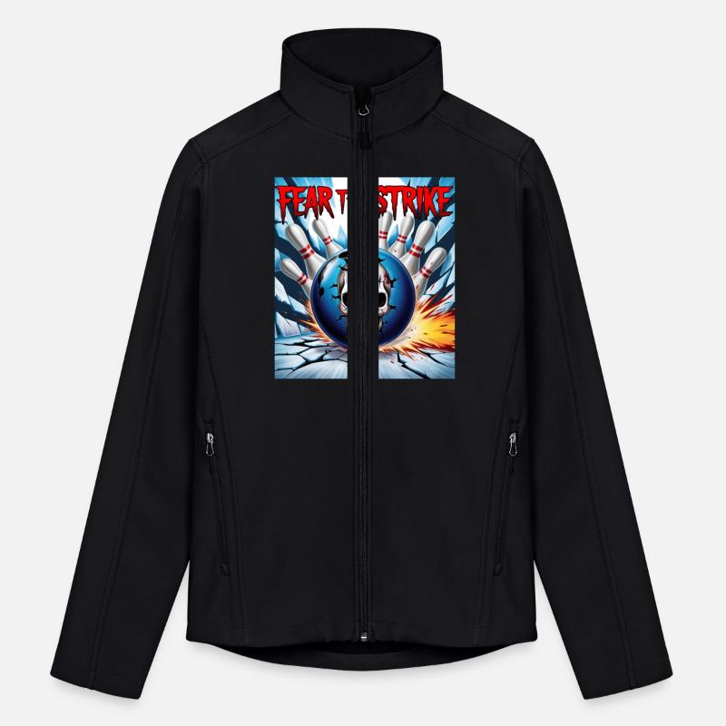 Fear The Strike - Skull Bowling Explosion Art