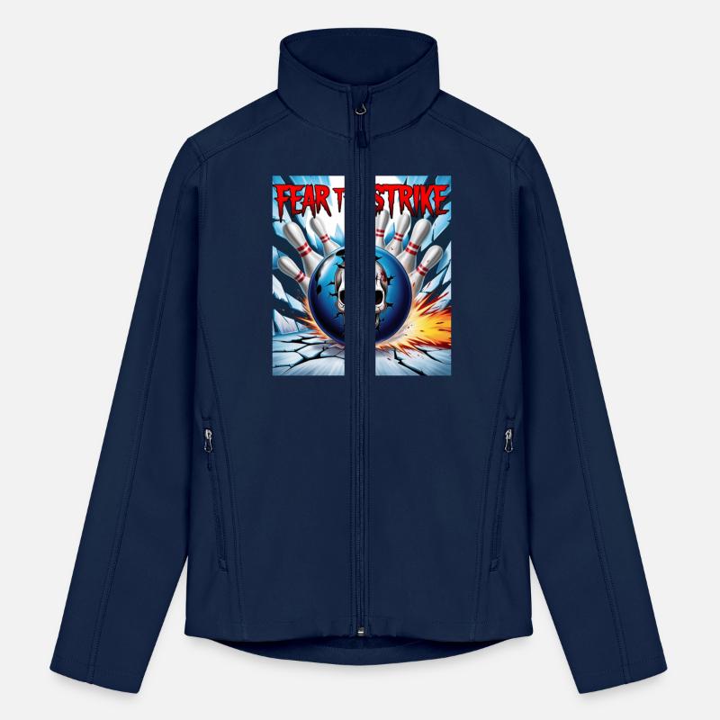 Fear The Strike - Skull Bowling Explosion Art