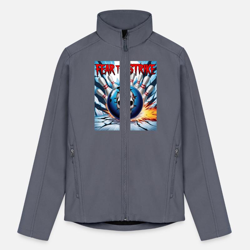 Fear The Strike - Skull Bowling Explosion Art