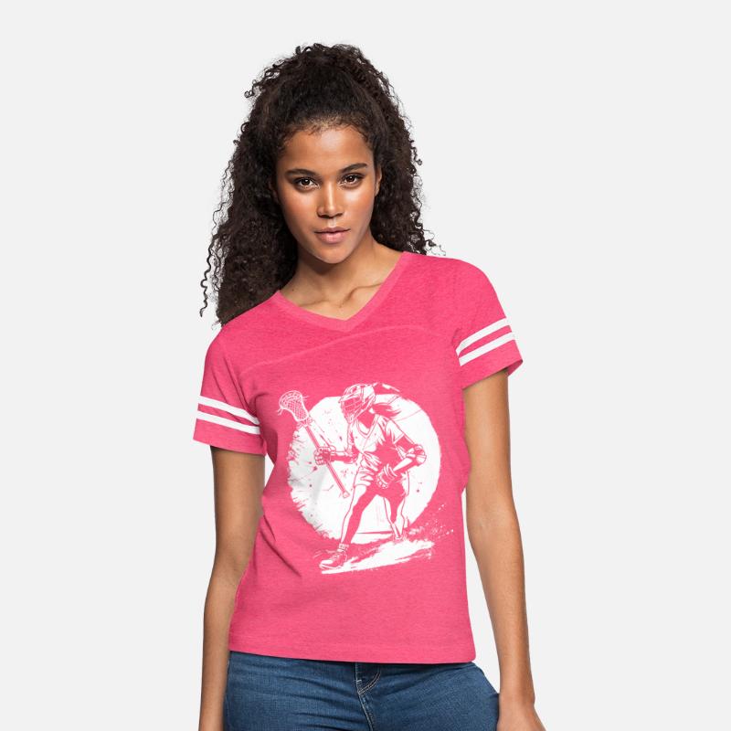 Female Lacrosse Player Sketch