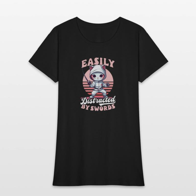 Fencing Easily Distracted By Swords