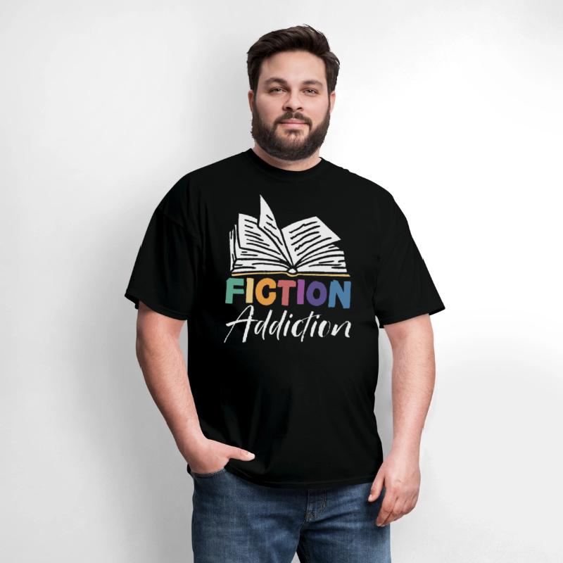 Fiction Addiction Bookworm Book Lover Bibliophile