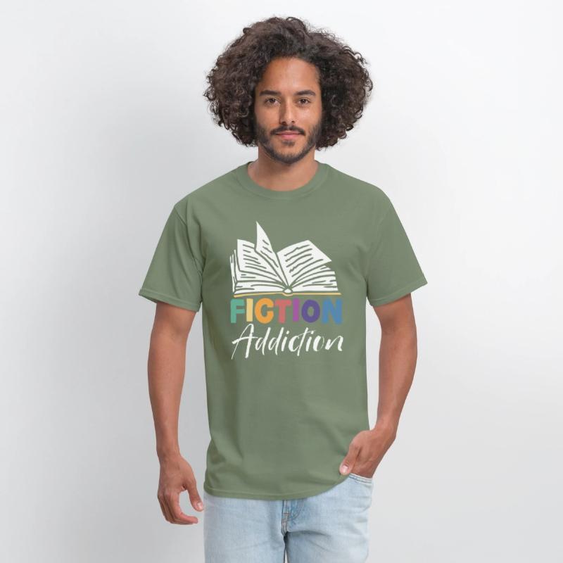 Fiction Addiction Bookworm Book Lover Bibliophile