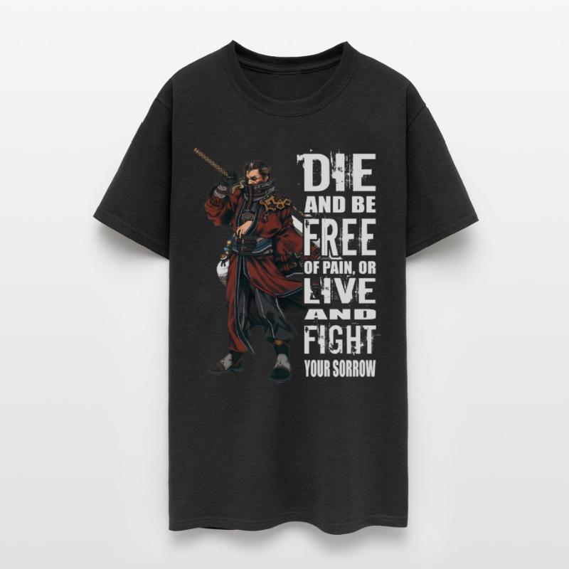 Final Fantasy - Die and be free of pain t-shirt