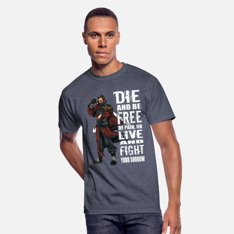 Final Fantasy - Die and be free of pain t-shirt