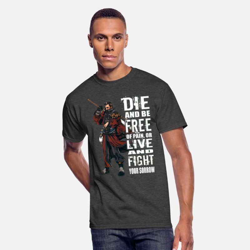 Final Fantasy - Die and be free of pain t-shirt