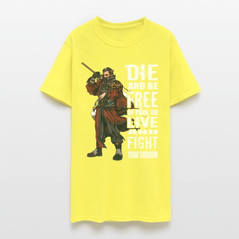 Final Fantasy - Die and be free of pain t-shirt