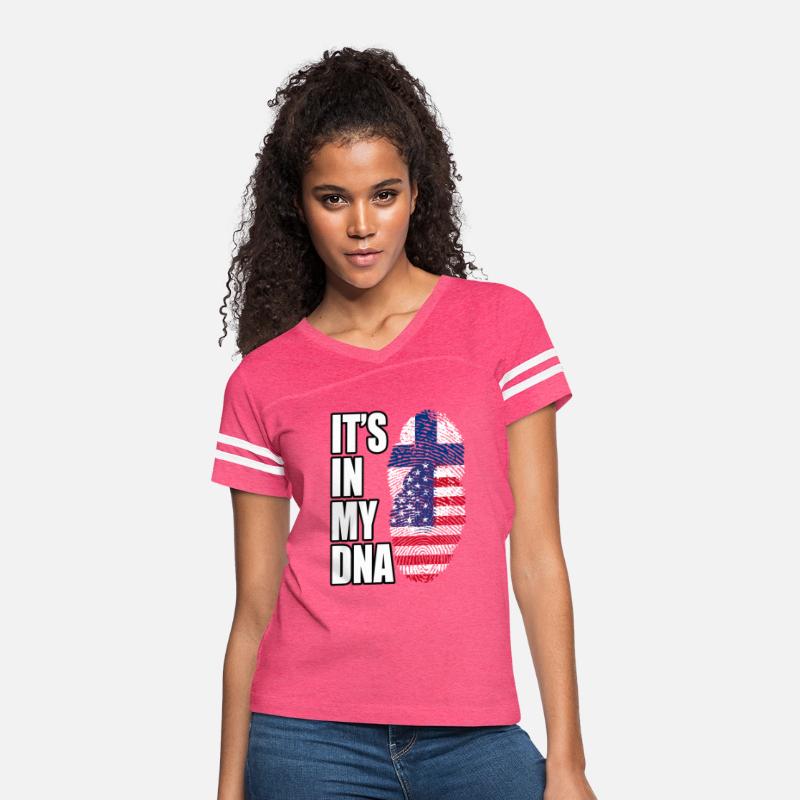 Finland And American Mix Heritage DNA Flag