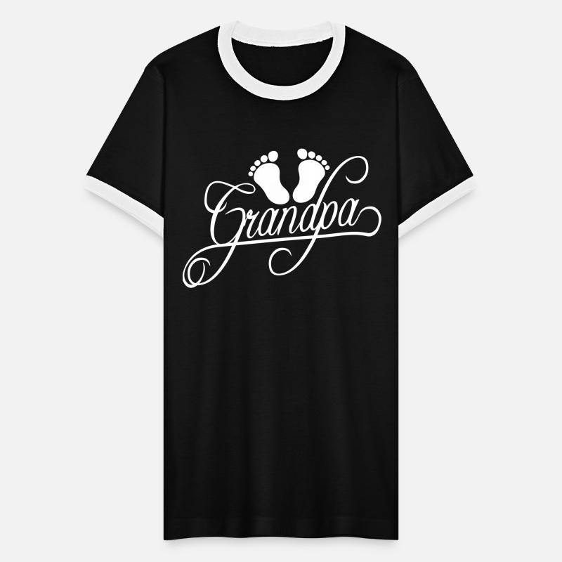 First Time Grandpa Baby Footprint Grandfather Love