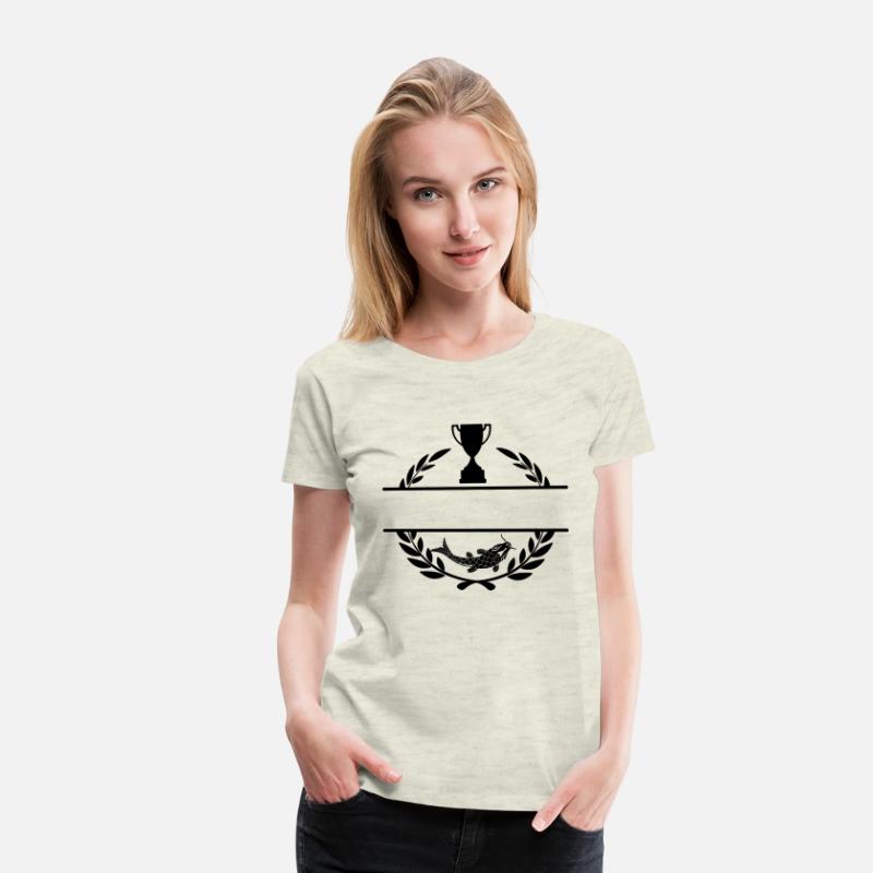 Fish and cup in laurel wreath with blank text bar