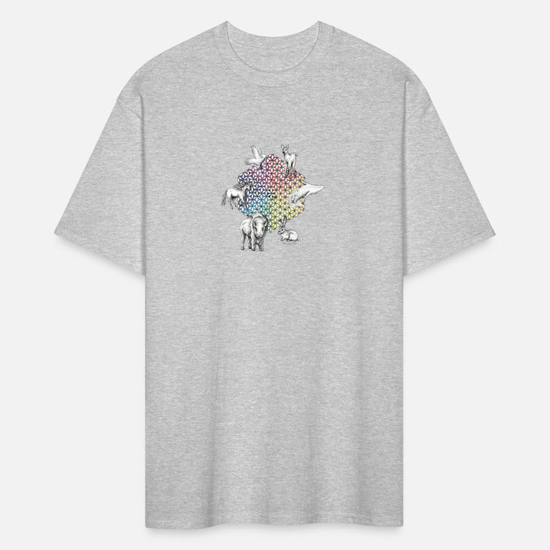 Flower Of Life White Totem Animals