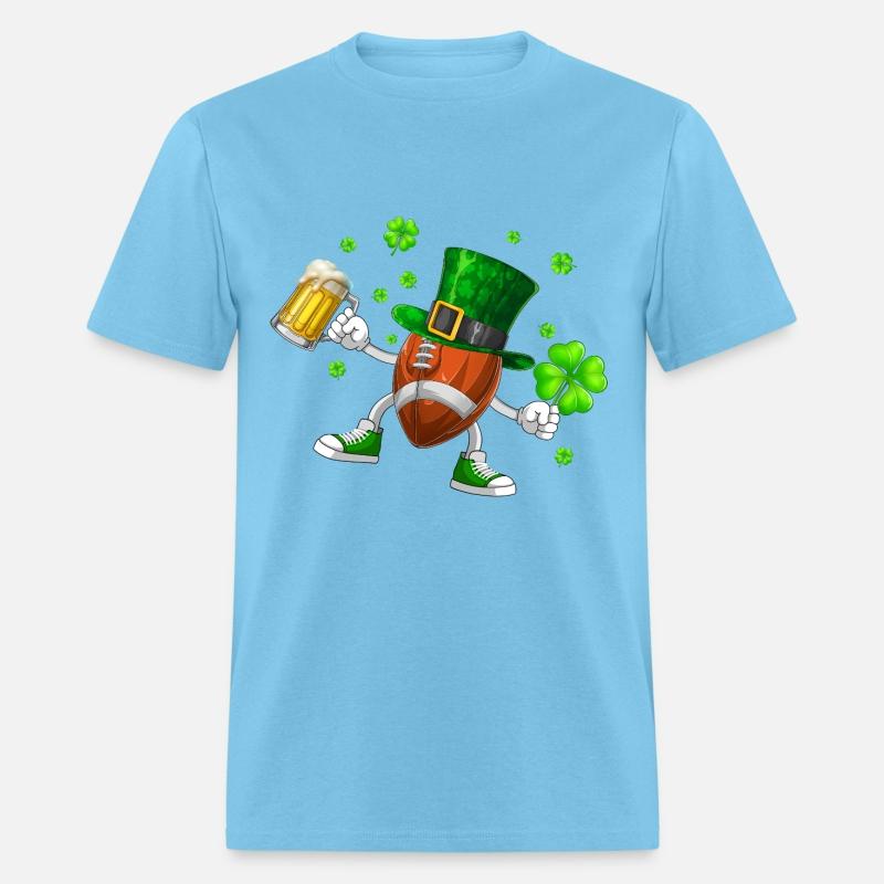 Football Drinking Beer St Patrick's Day