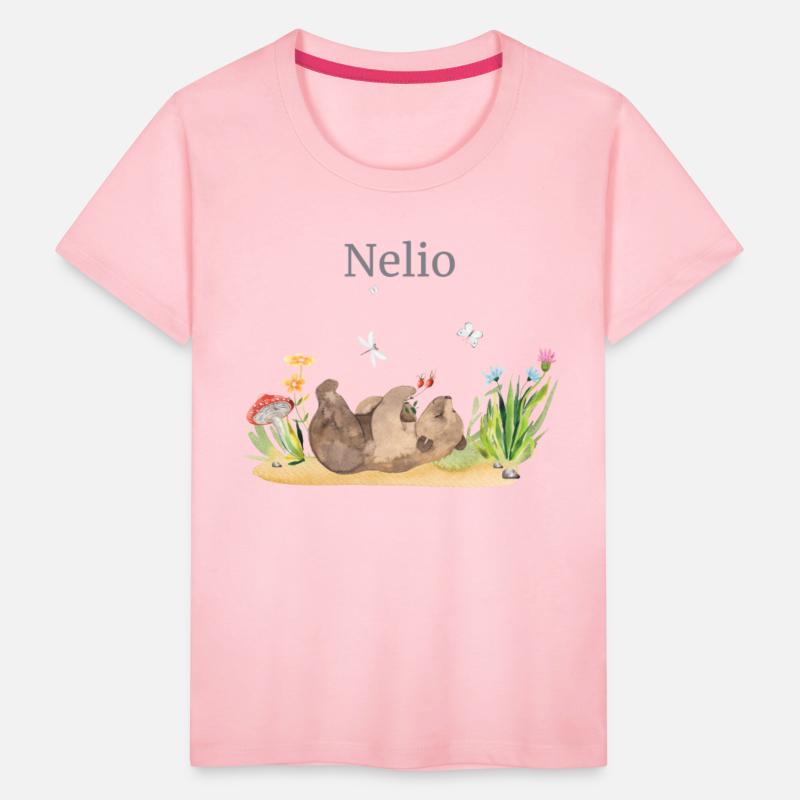 Forest Animal Bear Flowers Name Nelio