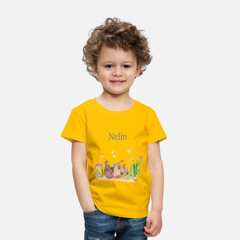 Forest Animal Bear Flowers Name Nelio