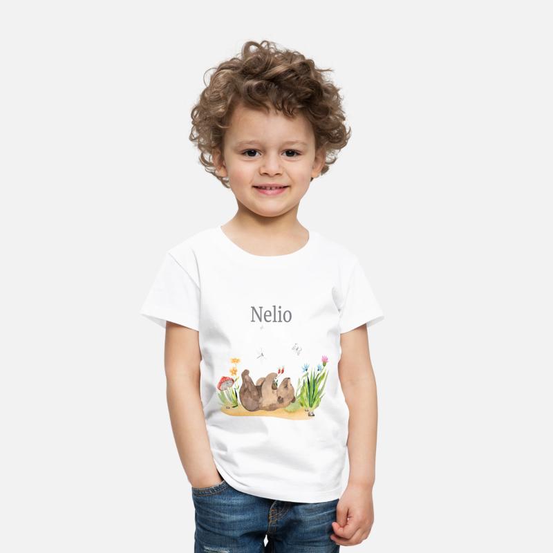 Forest Animal Bear Flowers Name Nelio