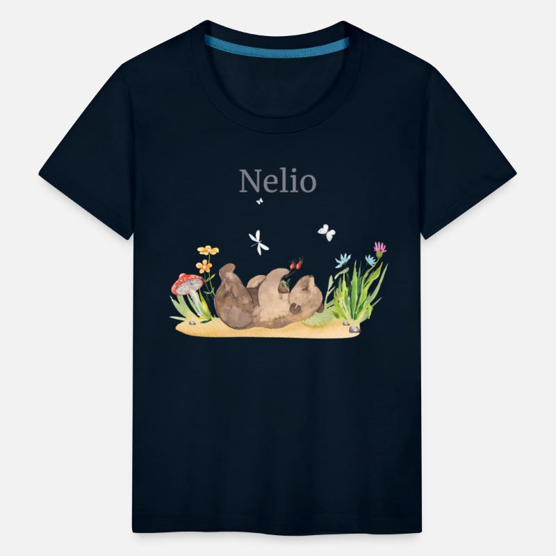 Forest Animal Bear Flowers Name Nelio