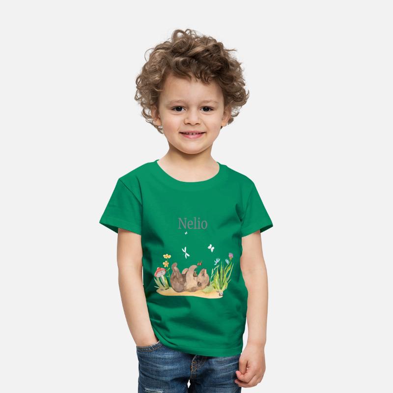 Forest Animal Bear Flowers Name Nelio