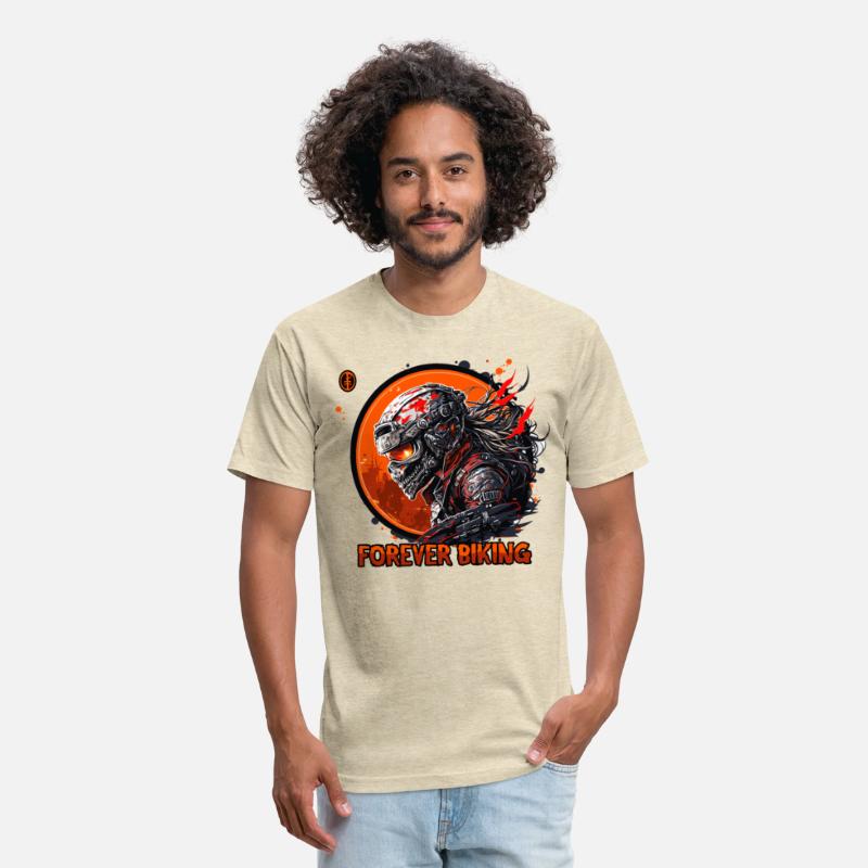 Forever Biking: Skull Emblem Motorcycling