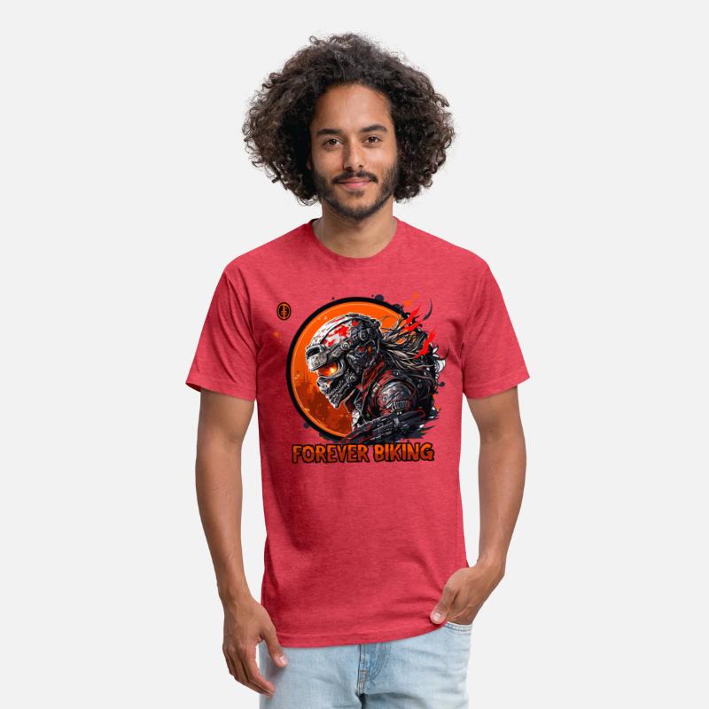 Forever Biking: Skull Emblem Motorcycling