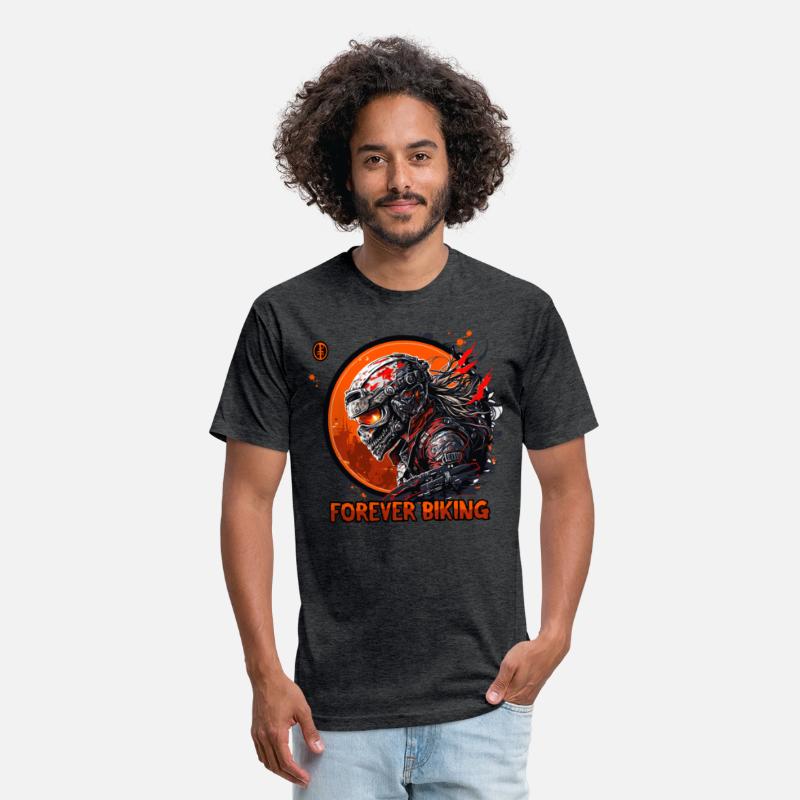Forever Biking: Skull Emblem Motorcycling