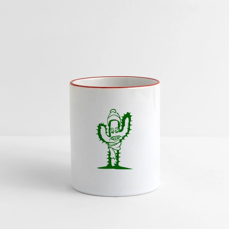 Funny Cactus Winter Fun Cold Face Freeze Scarf Hat