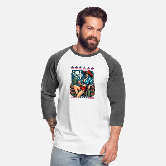 Funny 'Chill The Fourth Out' Patriotic T-Shirt