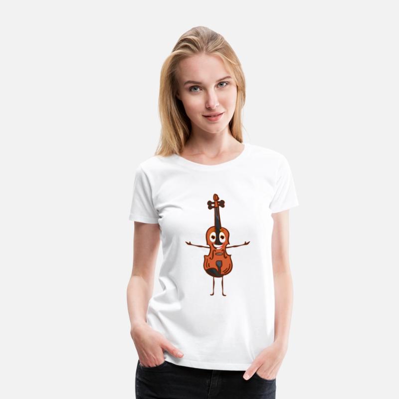 Funny Double Bass Stick Figure - Funny Double Bass