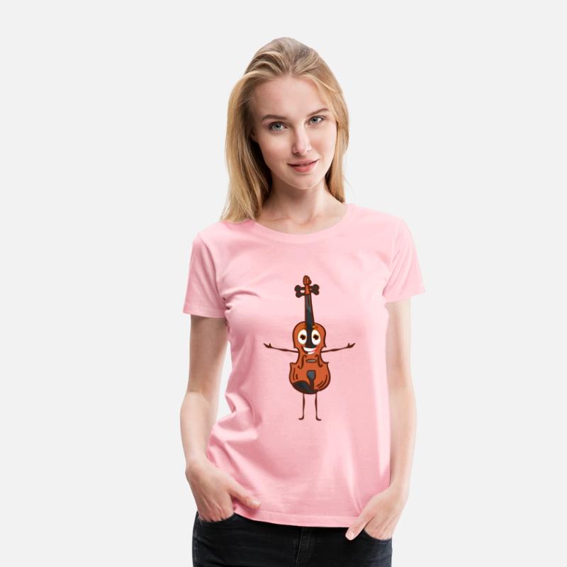 Funny Double Bass Stick Figure - Funny Double Bass