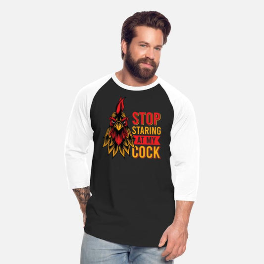 Funny Rooster Stop Staring at My Cock - Nerd Humor