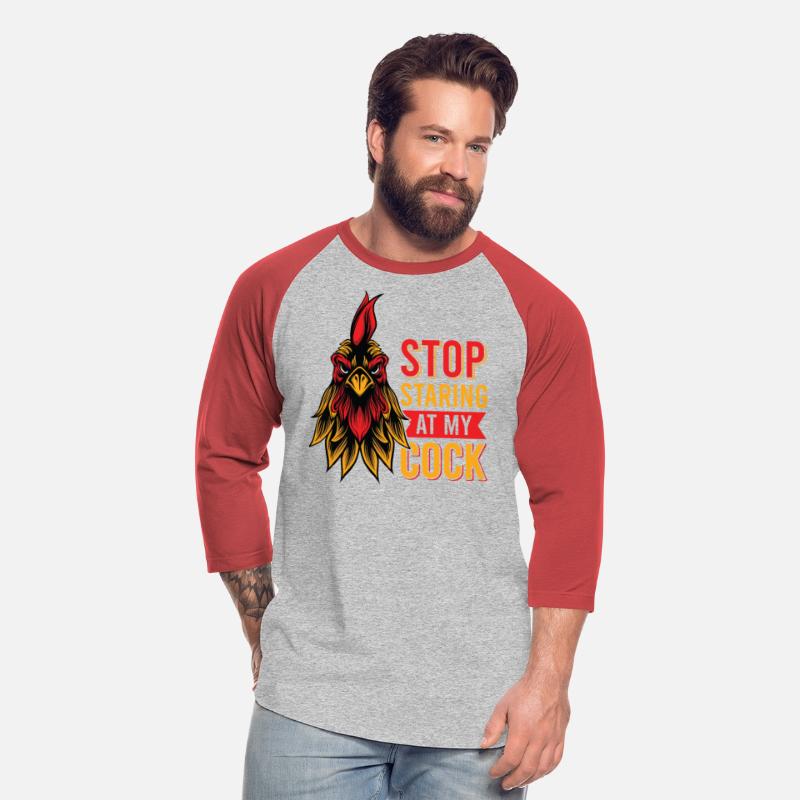 Funny Rooster Stop Staring at My Cock - Nerd Humor