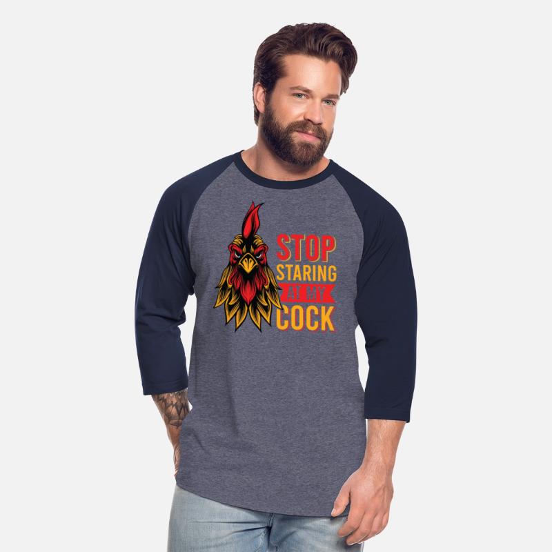 Funny Rooster Stop Staring at My Cock - Nerd Humor