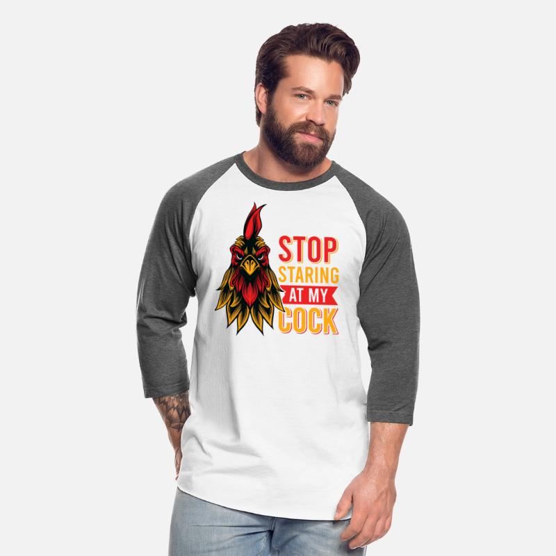 Funny Rooster Stop Staring at My Cock - Nerd Humor