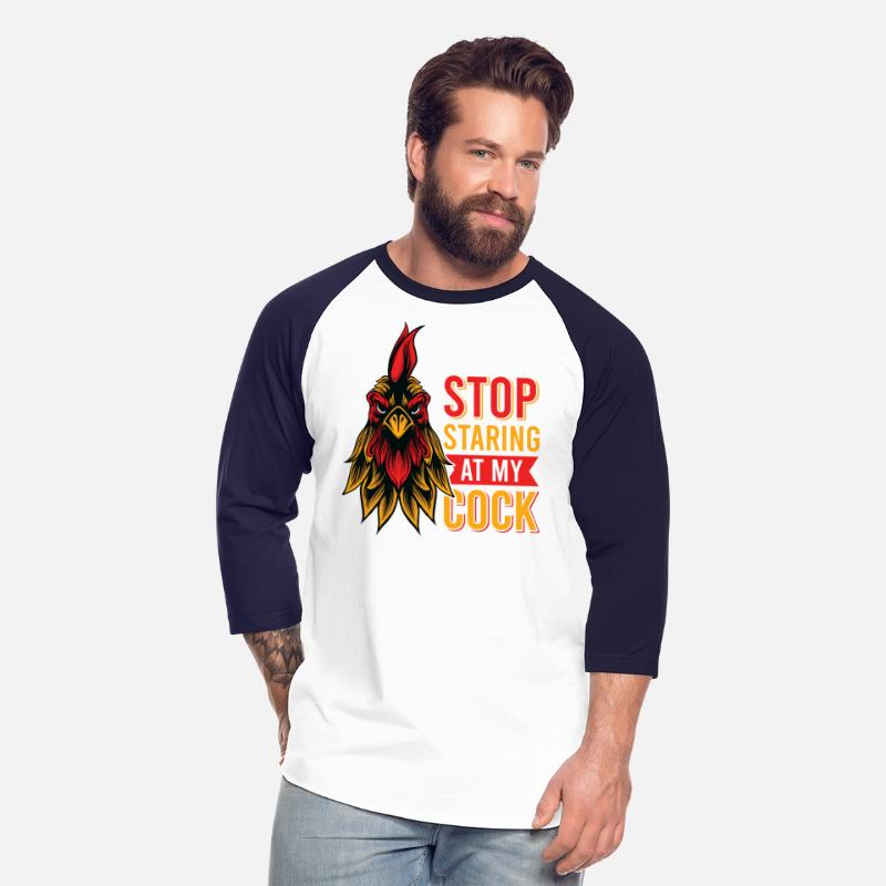 Funny Rooster Stop Staring at My Cock - Nerd Humor