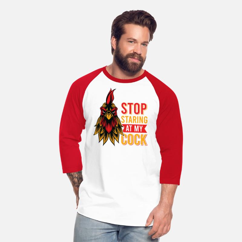 Funny Rooster Stop Staring at My Cock - Nerd Humor