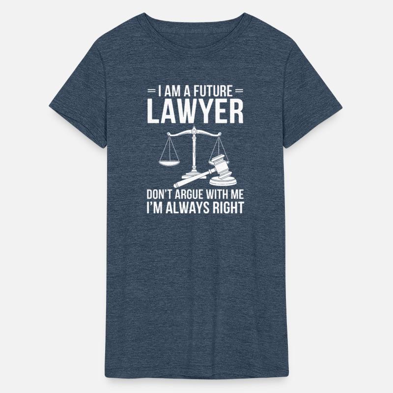 Future Lawyer Justice Quote Tee