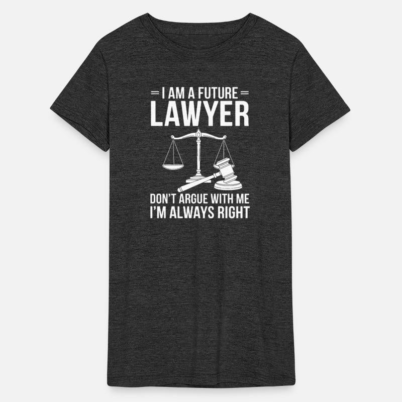 Future Lawyer Justice Quote Tee