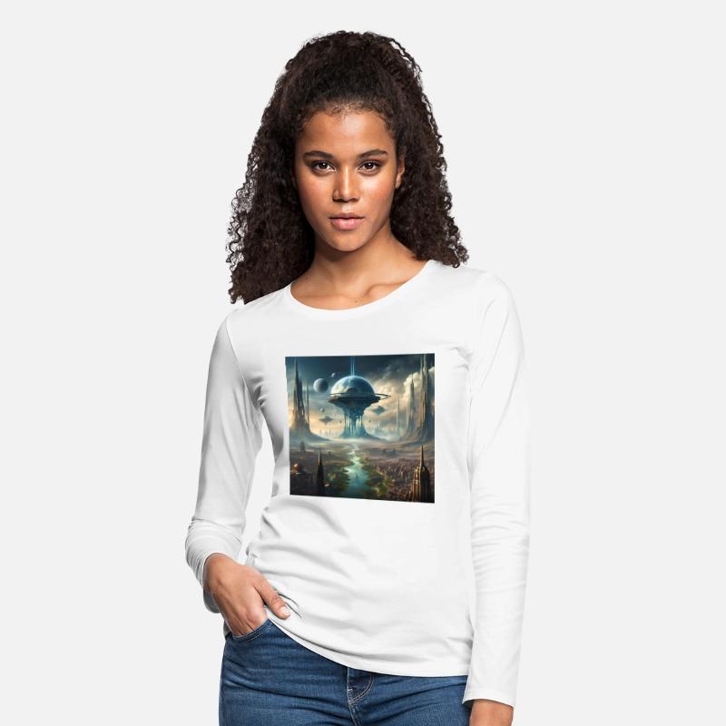 Futuristic Sci-Fi City Tower Design Alien Planet