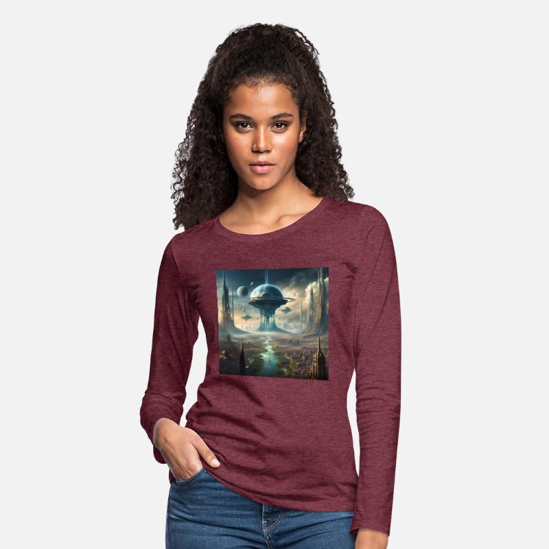 Futuristic Sci-Fi City Tower Design Alien Planet