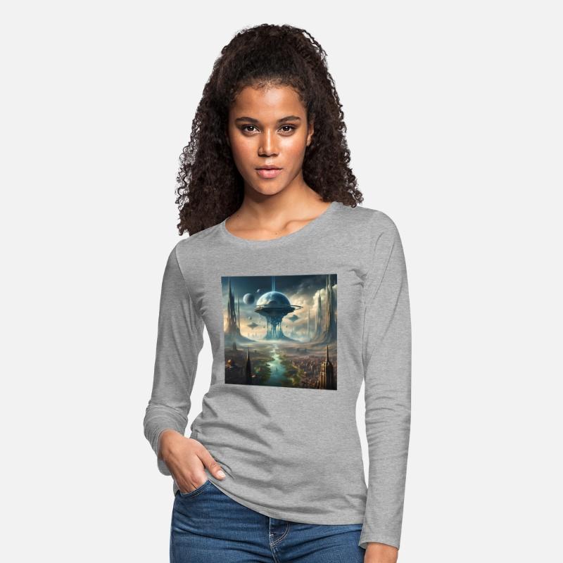 Futuristic Sci-Fi City Tower Design Alien Planet