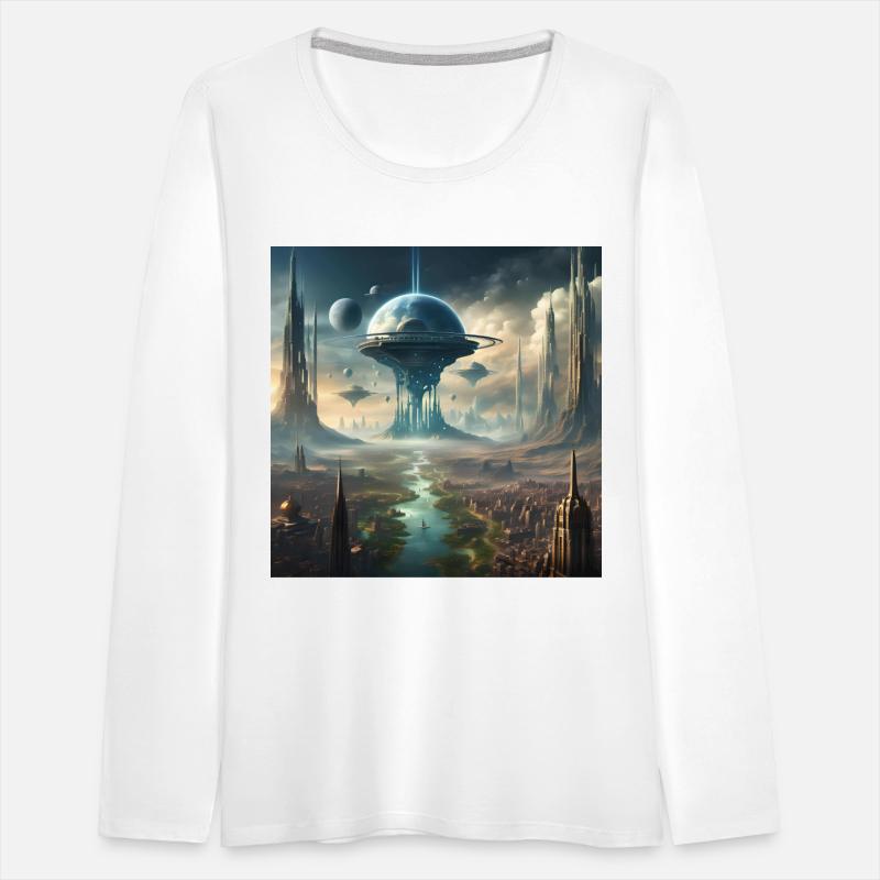 Futuristic Sci-Fi City Tower Design Alien Planet