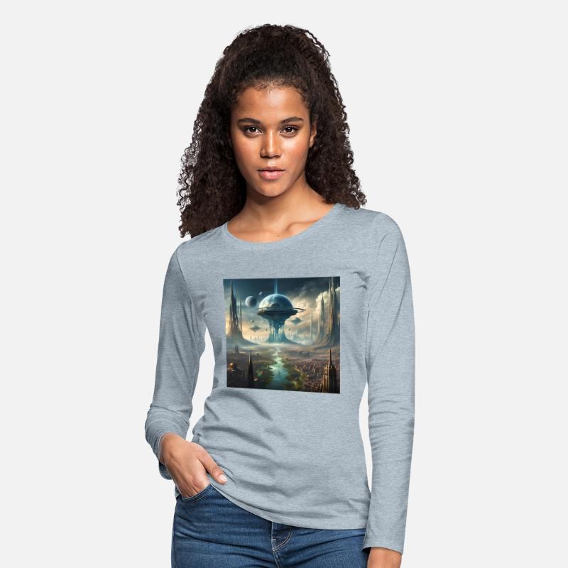 Futuristic Sci-Fi City Tower Design Alien Planet